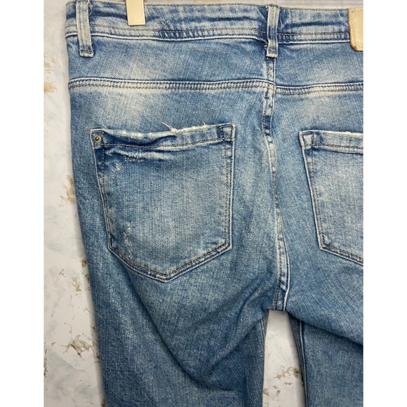 Zara Distressed Jeans Size 4 - Picture 7 of 11